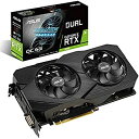 【中古】ASUS Dual GeForce RTX?2060 グラフィクスボード OC/6G/DDR6/2.5 slot (DUAL-RTX2060-O6G-E