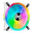 【中古】(未使用品)Corsair iCUE QL140 RGB White 140mm シングルファン PWM対応 PCケースファン CO-9050105-W