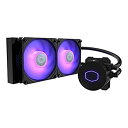 【中古】Cooler Master MasterLiquid ML240L V2 RGB 簡易水冷CPUクーラー MLW-D24M-A18PC-R2 FN140