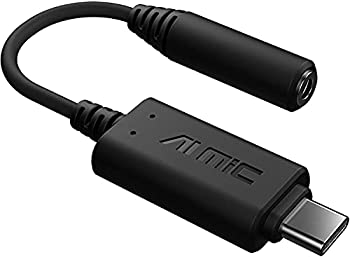 【中古】ASUS AIノイズキャンセルマイクアダプター ASUS AI NC MIC ADAPTER／USB-A ヘッドセットマイクのパフォーマンス向上 USB