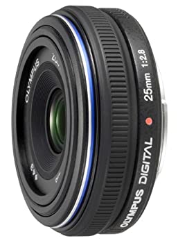 【中古】(未使用品)OLYMPUS 標準パンケーキレンズ ZUIKO DIGITAL 25mm F2.8