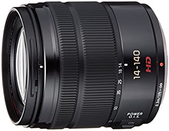 【中古】(非常に良い)パナソニック 望遠ズームレンズ マイクロフォーサーズ用 ルミックス G VARIO 14-140mm／F3.5-5.6 ASPH.／POWER O.I.S. ブラック H-FS14140-K