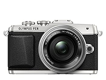 【中古】(非常に良い)OLYMPUS PEN E-PL7 14-42mm EZレンズキット シルバー ミラーレス一眼 E-PL7 EZ LKIT SLV