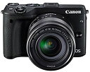 【中古】Canon ミラーレス一眼カメラ EOS M3 レンズキット(ブラック) EF-M18-55mm F3.5-5.6 IS STM 付属 EOSM3BK-