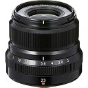 【中古】FUJIFILM X 交換レンズ フジノン 単焦点 準広角 コンパクト 23mm F2 防塵防滴耐低温 絞りリング ブラック F XF23MMF2 R(2)