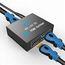 【中古】(非常に良い)HDMI 分配器 1入力2出力 HDMI分配器 1x2サポート4K HDMIスプリッターデュアルモニター 1×2 HDMIスプリッター 2...