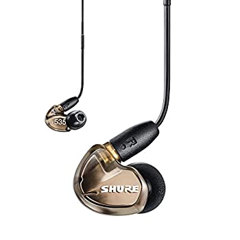 【中古】SHURE イヤホン UNIシリーズ SE535-V+UNI-A ブロンズ : マイク・リモコン付