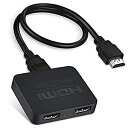 【中古】(非常に良い)【4K@60Hz安定版】avedio links HDMI 分配器 1入力2出力 2画面 同時出力 4K HDMI 分配機 スプリッター 2ポートFULL HD 1080P 3D HDCP2.2 PS5 Xbox HDTV DVD PC対応 (高速HDMIケーブル USB電源ケーブル付き)【メーカー名】avedio links【メーカー型番】【ブランド名】avedio links【商品説明】【4K@60Hz安定版】avedio links HDMI 分配器 1入力2出力 2画面 同時出力 4K HDMI 分配機 スプリッター 2ポートFULL HD 1080P 3D HDCP2.2 PS5 Xbox HDTV DVD PC対応 (高速HDMIケーブル USB電源ケーブル付き)イメージと違う、必要でなくなった等、お客様都合のキャンセル・返品は一切お受けしておりません。 商品名に「限定」「保証」等の記載がある場合でも特典や保証・ダウンロードコードは付いておりません。 写真は代表画像であり実際にお届けする商品の状態とは異なる場合があります。 中古品の場合、基本的に説明書・外箱・ドライバーインストール用のCD-ROMはついておりません。 中古の特性上、細かなキズ・汚れがある場合があります。 他モール併売のため、万が一お品切れの場合はご連絡致します。 当店では商品不具合、商品誤り等、初期不良に限り、商品到着から7日間は返品をお受けいたします。 ご注文からお届けまで 1．ご注文　 　ご注文は24時間受け付けております 2．注文確認 　ご注文後、注文確認メールを送信します 3．在庫確認　　　 　多モールでも併売の為、在庫切れの場合はご連絡させて頂きます。 　 ※中古品は受注後に、再メンテナンス、梱包しますのでお届けまで4〜10営業日程度とお考え下さい。 4．入金確認 　 前払い決済をご選択の場合、ご入金確認後に商品確保・配送手配を致します。 5．出荷 　配送準備が整い次第、出荷致します。配送業者、追跡番号等の詳細をメール送信致します。 6．到着　 　出荷後、1〜3日後に商品が到着します。 　※離島、北海道、九州、沖縄は遅れる場合がございます。予めご了承下さい。