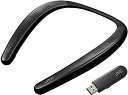 【中古】(非常に良い)【敬老の日 プレゼント】JVC SP-A7WT-B NAGARAKU ウェアラブルネックスピーカー ワイヤレス Bluetooth 約15時間連続再生 本体約83g軽量設計 生活