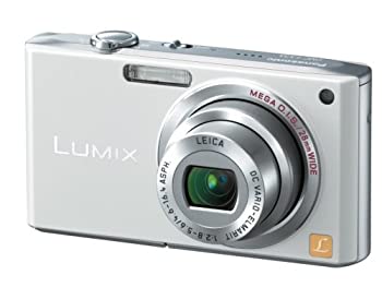 【中古】パナソニック デジタルカメラ LUMIX (ルミックス) シェルホワイト DMC-FX33-W