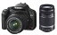 【中古】Canon デジタル一眼レフカメラ EOS Kiss X2 ダブルズームキット KISSX2-WKIT