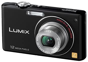 【中古】パナソニック デジタルカメラ LUMIX (ルミックス) FX40 エクストラブラック DMC-FX40-K