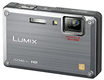 【中古】(非常に良い)パナソニック 防水デジタルカメラ LUMIX (ルミックス) FT1 ソリッドシルバー DMC-FT1-S