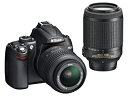 【中古】(非常に良い)Nikon デジタル一眼レフカメラ D5000 ダブルズームキット D5000WZ