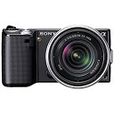 【中古】(非常に良い)ソニー SONY デジタル一眼α NEX-5 ズームレンズキット ブラック NEX-5K/B