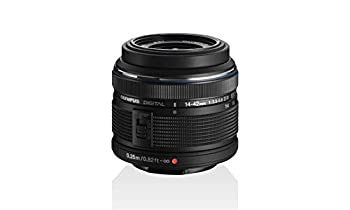 【中古】(非常に良い)OLYMPUS 標準ズームレンズ M.ZUIKO DIGITAL 14-42mm F3.5-5.6 II R ブラック