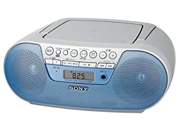 【中古】SONY CDラジオ S10CP ブルー ZS-S10CP／L