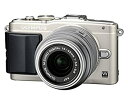 【中古】(非常に良い)OLYMPUS ミラーレス一眼 PEN Lite E-PL6 レンズキット シルバー E-PL6 LKIT SLV