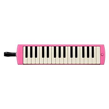 【中古】(非常に良い)ヤマハ YAMAHA PIANICA ピアニカ 鍵盤ハーモニカ 32鍵 ピンク P-32EP 子どもたちの使い勝手を追求した 同系色のプラスチック製ハードケース付属