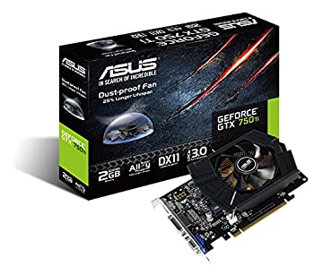 【中古】(未使用品)ASUS グラフィックボード GeForce GTX750TI 搭載 GDDR5 2GB GTX750TI-PH-2GD5