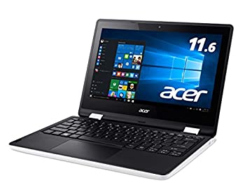 【中古】Acer ノートパソコン Aspire R3-131T-H14D／WF Windows10／Microsoft Office／11.6インチ／4G／500GB／クラウドホワイト