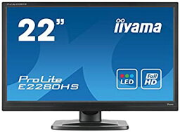 【中古】iiyama ProLite E2280HS-B1 21.5型ワイド液晶ディスプレイ Full HD 1920x1080モード対応 [PC]