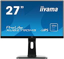 【中古】iiyama ディスプレイ モニター XUB2790HS-B1 27インチ/フルHD/スリムベゼル/HDMI端子付(2)