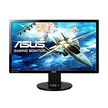 【中古】ASUS Gamingモニター 24型フルHDディスプレイ ( 応答速度1ms / リフレッシュレート144Hz / NVIDIA 3D Vision2対応 / 昇降 ピボット機能 / DP,HD