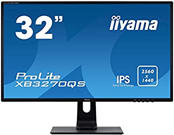 【中古】iiyama WQHD モニター ディスプレイ XB3270QS-B1 (31.5インチ/WQHD(2560x1440)/IPS/DisplayPort,HDMI,DVI-D/昇降/) 【中古】iiyama WQHD モニター ディスプレイ XB3270QS-B1 (31.5インチ/WQHD(2560x1440)/IPS/DisplayPort,HDMI,DVI-D/昇降/)