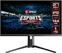 【中古】MSI フルHD ゲーミング RGB ノングレア 超ナローベゼル 1ms 1920 x 1080 144Hz リフレッシュレート 高さ調節可能 アーム FreeSync 27インチ IPS