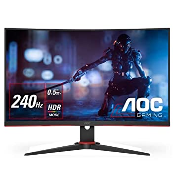 【中古】(非常に良い)AOC ゲーミング モニター ディスプレイ C27G2ZE/11 (27インチ/ワイド/曲面/ 240Hz/0.5ms/VA 1500R/FHD/DP/HDMI2.0 x 2/DP1.2 x1) 【中古】(非常に良い)AOC ゲーミング モニター ディスプレイ C27G2ZE/11 (27インチ/ワイド/曲面/ 240Hz/0.5ms/VA 1500R/FHD/DP/HDMI2.0 x 2/DP1.2 x1)