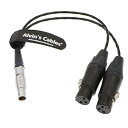 【中古】Alvin's Cables Atomos Shogun Monitor Recorder 用の XLR Breakout Audio Input 入力 ケーブル 10 pin to デュアル XLR 3 pin メス(2)