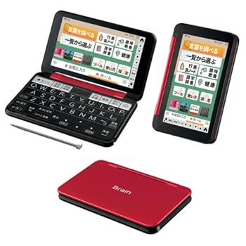 【中古】シャープ PW-A2-R(レッド系) Brain(ブレーン) 生活・教養モデル
