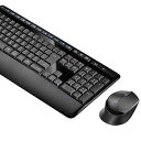 【中古】(非常に良い)ロジクール ワイヤレスマウス キーボード セット 無線 ワイヤレスコンボ MK345 国内正規品 ブラック