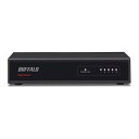 【中古】(非常に良い)BUFFALO Giga対応 金属筺体 電源内蔵 5ポート ブラック スイッチングハブ LSW4-GT-5NS/BK