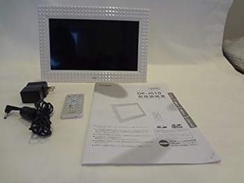 【中古】(非常に良い)ツインバード 【10インチ】デジタルフォトフレーム DFJ010W