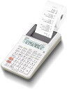 【中古】(非常に良い)カシオ プリンター電卓 ハンディタイプ 12桁 HR-8RC-WE