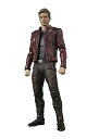 【中古】(非常に良い)S.H.フィギュアーツ アベンジャーズ スター・ロード(アベンジャーズ/インフィニティ・ウォー) 約155mm PVC・ABS製 塗装済み可動フィギュア(3)