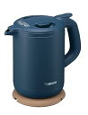 【中古】(非常に良い)象印 電気ケトル 0.8L 沸騰後1時間90℃保温 ネイビー CK-AJ08-AD