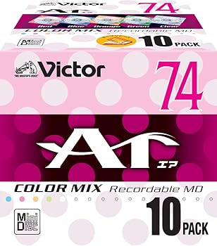 【中古】Victor ミニディスク 74分 カラーミックス 10枚 10MD-74LX 【中古】Victor ミニディスク 74分 カラーミックス 10枚 10MD-74LX