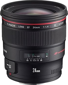 【中古】Canon 単焦点広角レンズ EF24mm F1.4L II USM フルサイズ対応