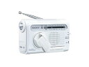 【中古】SONY 手回し充電FM/AMポータブルラジオ B03 ホワイト ICF-B03/W