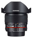 【中古】SAMYANG 単焦点魚眼レンズ 8mm F3.5 ニコン AE用 APS-C用 フード脱着式