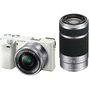 【中古】SONY ミラーレス一眼 α6000 ダブルズームレンズキット E PZ 16-50mm F3.5-5.6 OSS + E 55-210mm F4.5-...