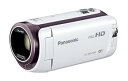 【中古】パナソニック HDビデオカメラ W570M ワイプ撮り 90倍ズーム ホワイト HC-W570M-W