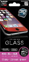 【中古】ELECOM iPhone 6s Plus/6 Plus 対応 液晶保護ガラス フレーム付 レッド PM-A15LFLPGGORD