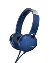 【中古】ソニー ヘッドホン 重低音モデル MDR-XB550AP : 折りたたみ式 リモコン・マイク付き ブルー MDR-XB550AP L(2)