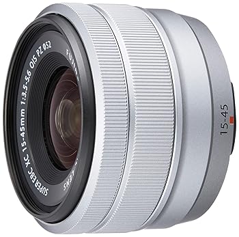 【中古】富士フイルム(FUJIFILM) X 交換レンズ フジノン ズーム 標準 コンパクト XC15-45mm 手ブレ補正 電動ズーム シルバー F XC15-45MMF3.5-5.6OIS PZ