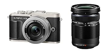 【中古】OLYMPUS ミラーレス一眼カメラ PEN E-PL9 ダブルズームキット ブラック