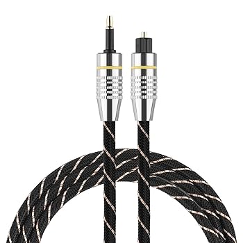 【中古】VBESTLIFE オーディオケーブル ミニプラグ 3.5mm 光ファイバデジタルオーディオケーブル 耐摩耗性 超耐圧性 Toslink SPDIF金メッキコネクタ丸型(